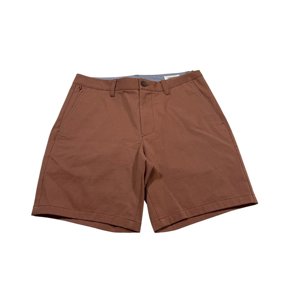 Bonobos Shorts 32 Clay Brown Stretch Standard Fit Chino Golf Preppy Coastal